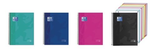 [400207866] BLOC OXF. EU.BOOK 10 A4 200h HZ. COL.(4) - Pack de 5 unidades