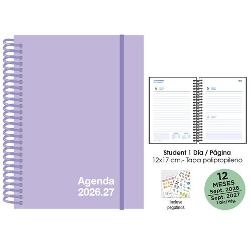 [17571264] AG.ESC.SF. STUDENT 120x170 D/P PASTEL LI