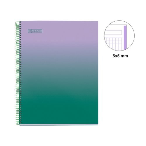 [MR4444] BLOC MR GRADIENT NB-1 A4 80h CD.5 LAVAND
