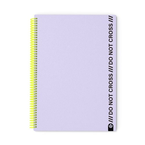 [64331269] BLOC CARCHIVO NOT CROSS A4 100h HZ. MAUV - Pack de 4 unidades