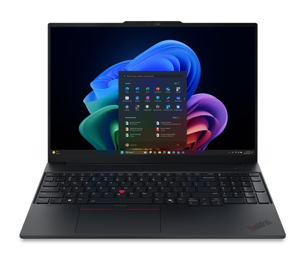[21YC006KSP] ThinkPad E16 Gen 4 (Intel) Copilot+ PC Intel Core Ultra 5 325 Portátil 40,6 cm (16") WUXGA 32 GB DDR5-SDRAM 512 GB SSD Wi-Fi 7 (802.11be) Windows 11 Pro Español Negro