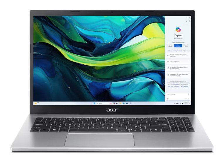 [NX.J7WEB.03U] Aspire Go 15 AG15-42P-R8F0 AMD Ryzen 5 7430U Portátil 39,6 cm (15.6") Full HD 16 GB DDR4-SDRAM 512 GB SSD Wi-Fi 6 (802.11ax) Windows 11 Home Plata