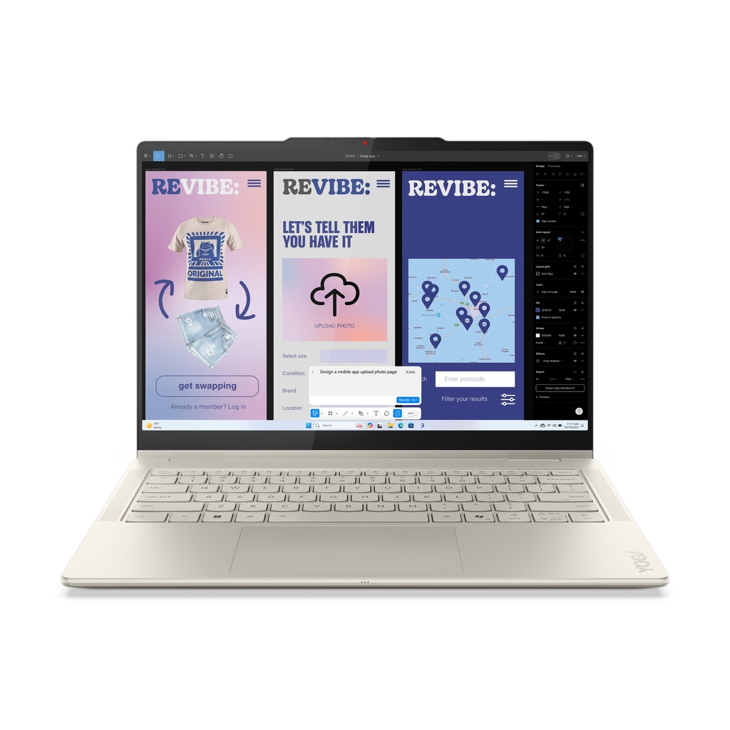 [83JQ00FCSP] Yoga 7 2-in-1 14ILL10 Copilot+ PC Intel Core Ultra 5 226V Híbrido (2-en-1) 35,6 cm (14") Pantalla táctil WUXGA 16 GB 512 GB SSD Wi-Fi 7 (802.11be) Windows 11 Home Español Concha (color)