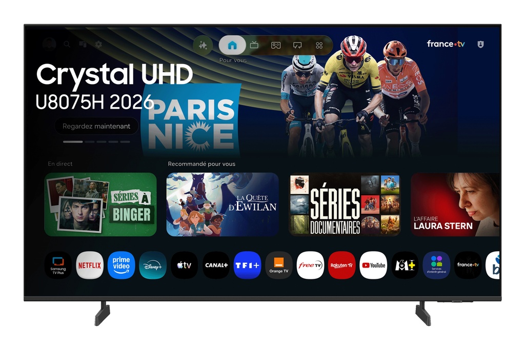 [TU85U8075HUXXC] TV 85" Crystal 4K AI U8075H 4K Vision AI Smart TV (2026)