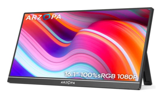 [Z1C] Z1C pantalla para PC 40,9 cm (16.1") 1920 x 1080 Pixeles Full HD LCD Negro