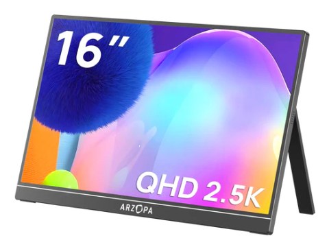 [Z1RC] Z1RC 16 pantalla para PC 40,6 cm (16") 2560 x 1600 Pixeles 2.5K Negro