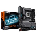 Z890 EAGLE PLUS Placa Base  Compatible con procesadores Intel Core Ultra (Serie 2), VRM de 14+1+2 fases, hasta 9466 MHz DDR5 (OC), 1x PCIe 5.0 M.2 + 3x PCIe 4.0 M.2, LAN 2.5 GbE, USB4