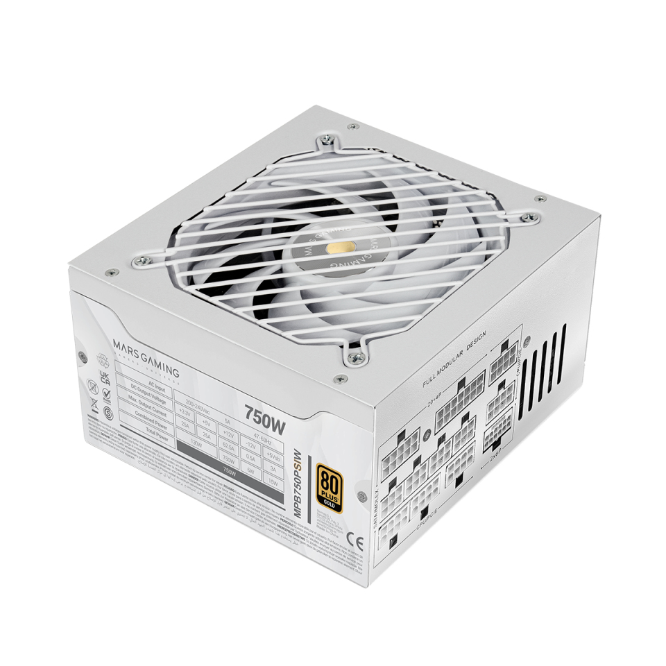 [MPB750PSIW] MPB750PSI unidad de fuente de alimentación 750 W 24-pin ATX ATX Blanco