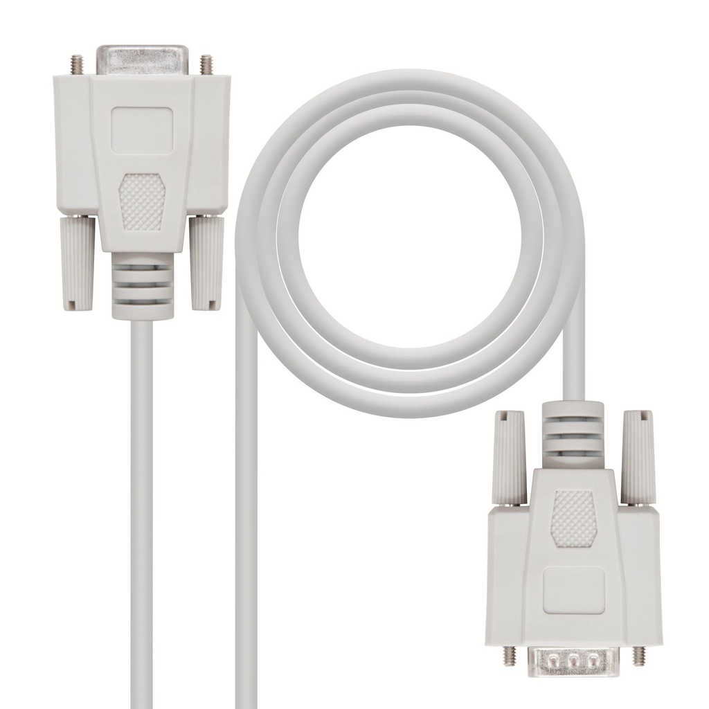 [10.14.0202] CABLE SERIE RS232 DB9/M-DB9/H 1.8 M