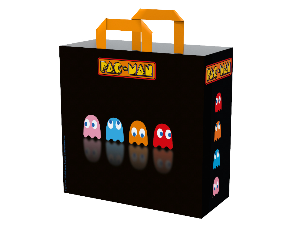 [78441120928] KX PACMAN SHOPPING BAG BLACK Negro Bolso grande