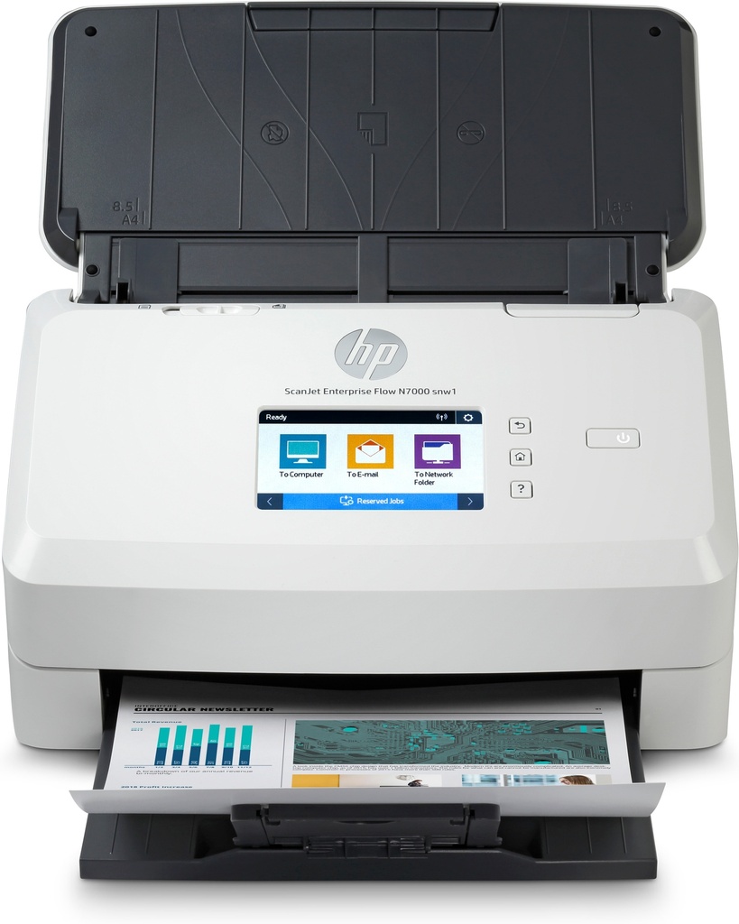 [6FW10A#B19] Scanjet Enterprise Flow N7000 Escáner alimentado con hojas 600 x 600 DPI A4 Blanco