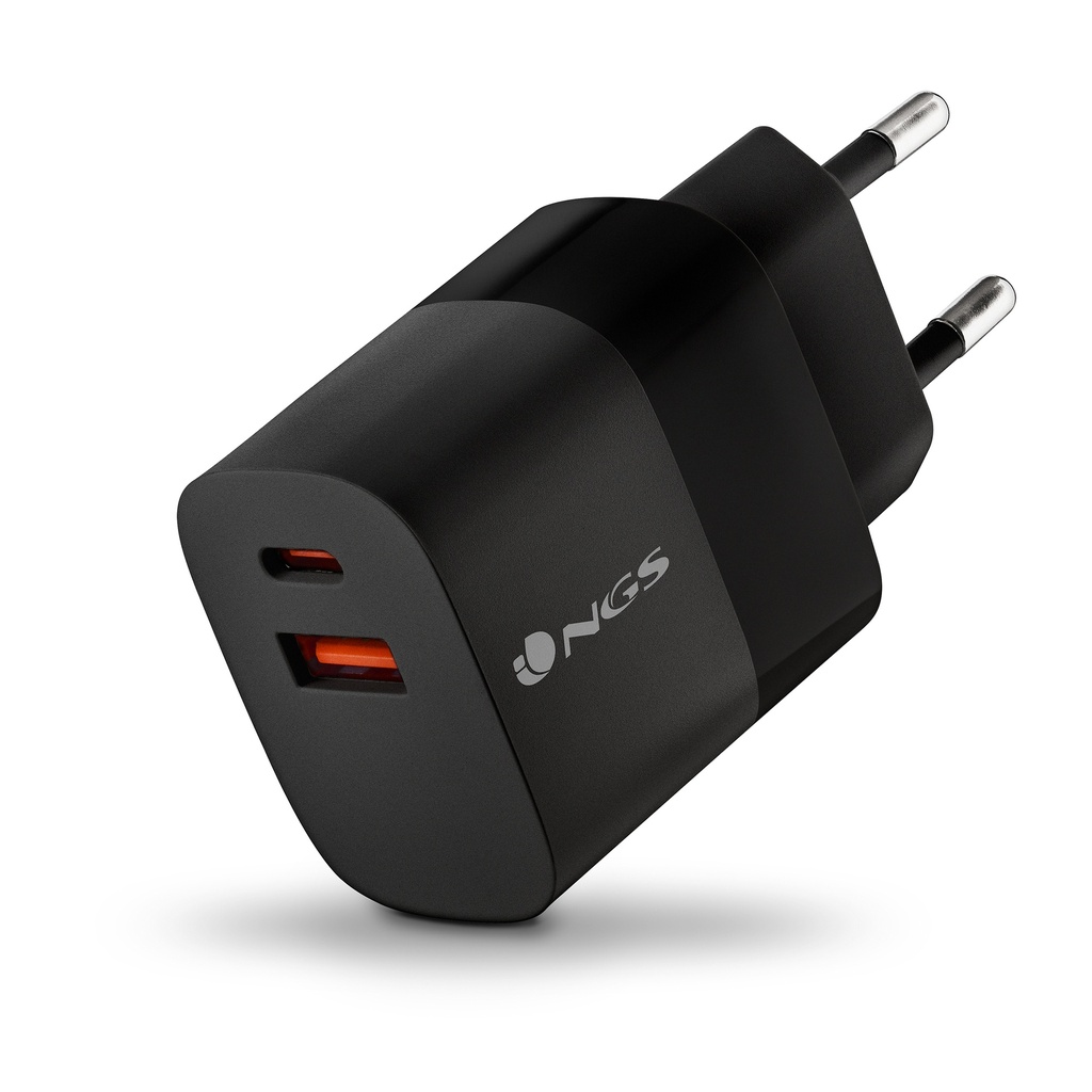 [NGS-ACCESORIOS-0189] BUD 33W Universal Negro Corriente alterna Carga rápida Interior