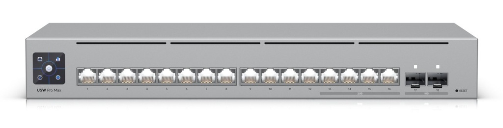 [USW-PRO-MAX-16] Pro Max 16 L3 2.5G Ethernet (100/1000/2500) 1U Gris