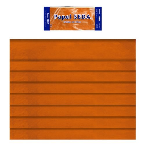 [30315] BOLSA 25H PAPEL SEDA DOHE 50X70CM NARANJA