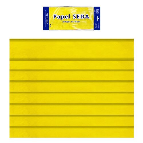 [30316] BOLSA 25H PAPEL SEDA DOHE 50X70CM AMARILLO