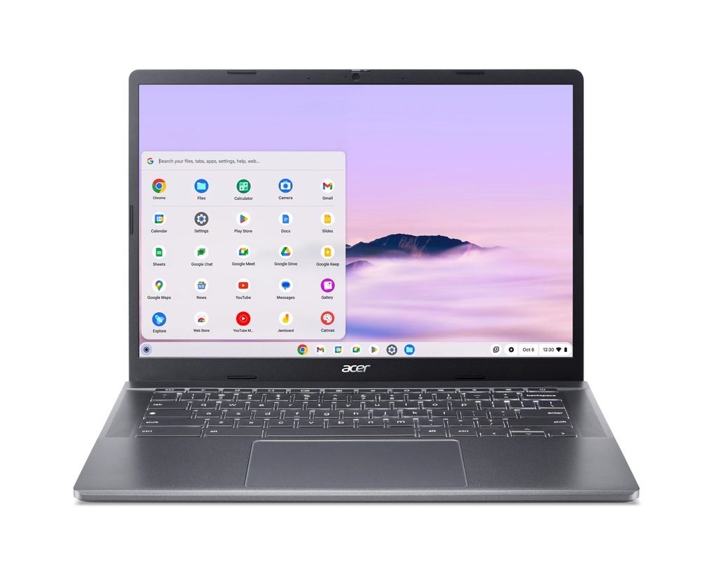 [NX.KREEB.005] Chromebook CBE574-1-R16C AMD Ryzen 3 7320U 35,6 cm (14") WUXGA 8 GB LPDDR5x-SDRAM 256 GB SSD Wi-Fi 6E (802.11ax) ChromeOS Italiano Gris
