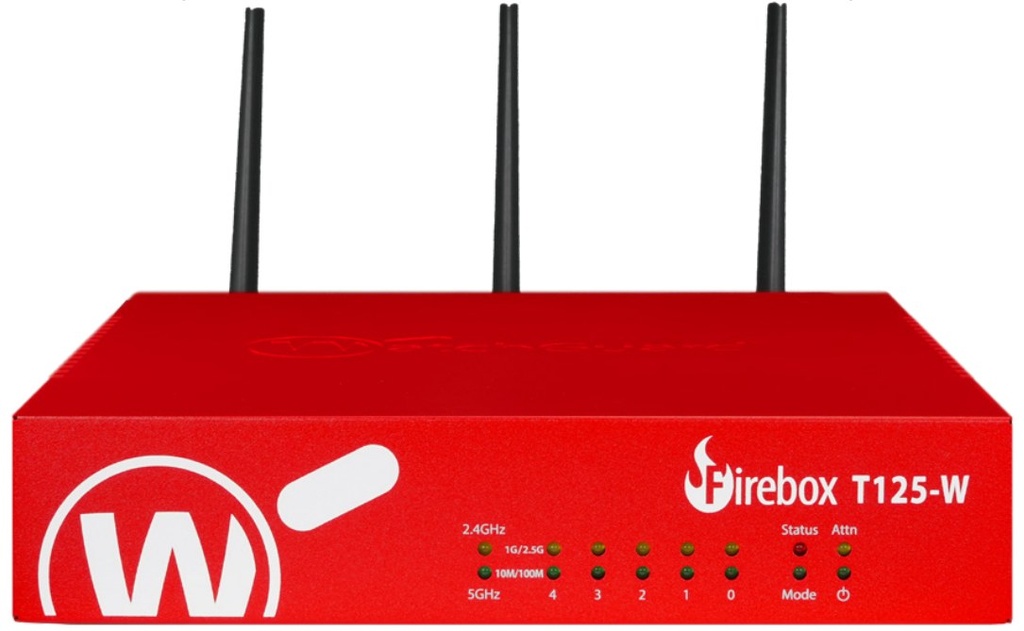 [WGT126413] Firebox T125-W cortafuegos (hardware) 1U 0,51 Gbit/s