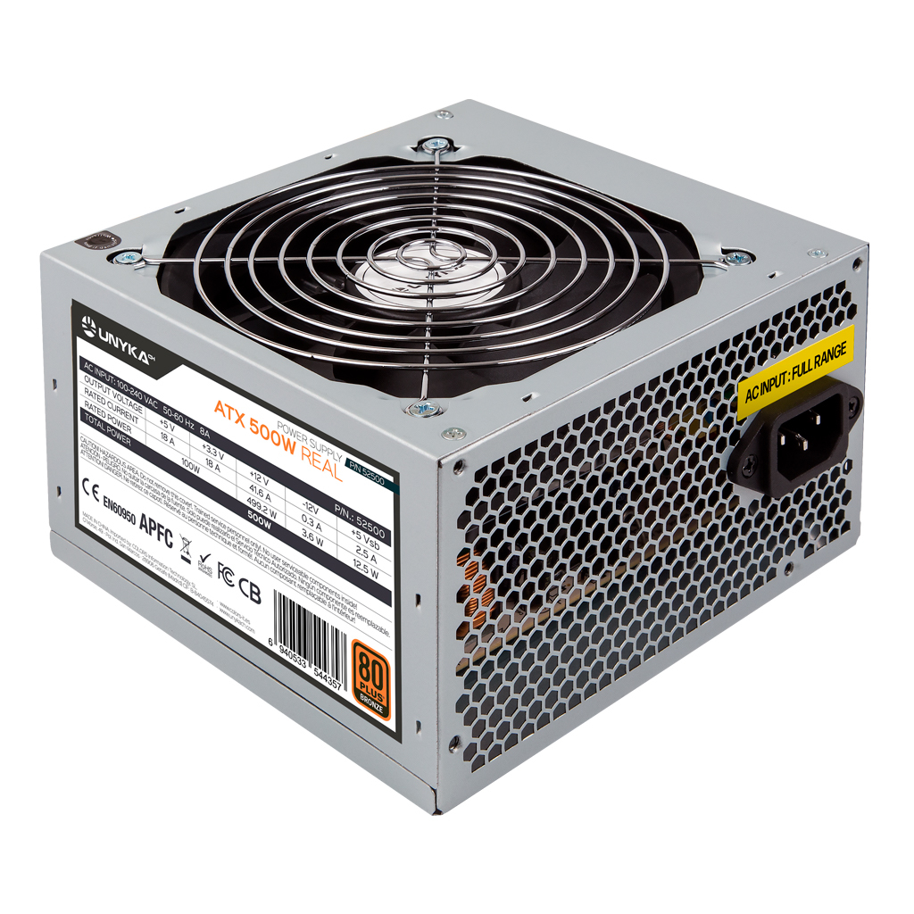 [52500] Fuente de Alimentación ATX 500W 80+ Bronce