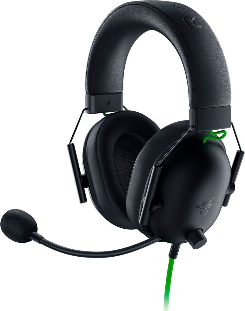 [RZ04-03240100-R3M1] Blackshark V2 X Auriculares Alámbrico Diadema Juego Negro, Verde
