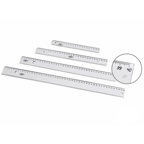 [31160] REGLAS PLASTICO FAIBO 60cm - Pack de 20 unidades
