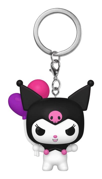 [77394] POP! KEYCHAIN Kuromi with Balloons Llavero de anilla Multicolor