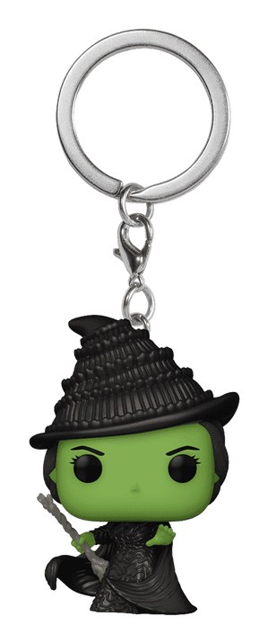 [79745] POP! KEYCHAIN Elphaba Llavero de anilla Negro, Verde