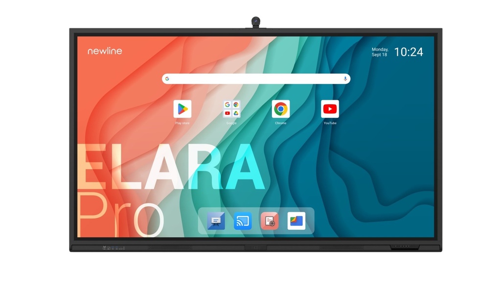 [TT-8623QCA+] Elara Pro pizarra blanca interactiva 2,18 m (86") 3840 x 2160 Pixeles Pantalla táctil Negro