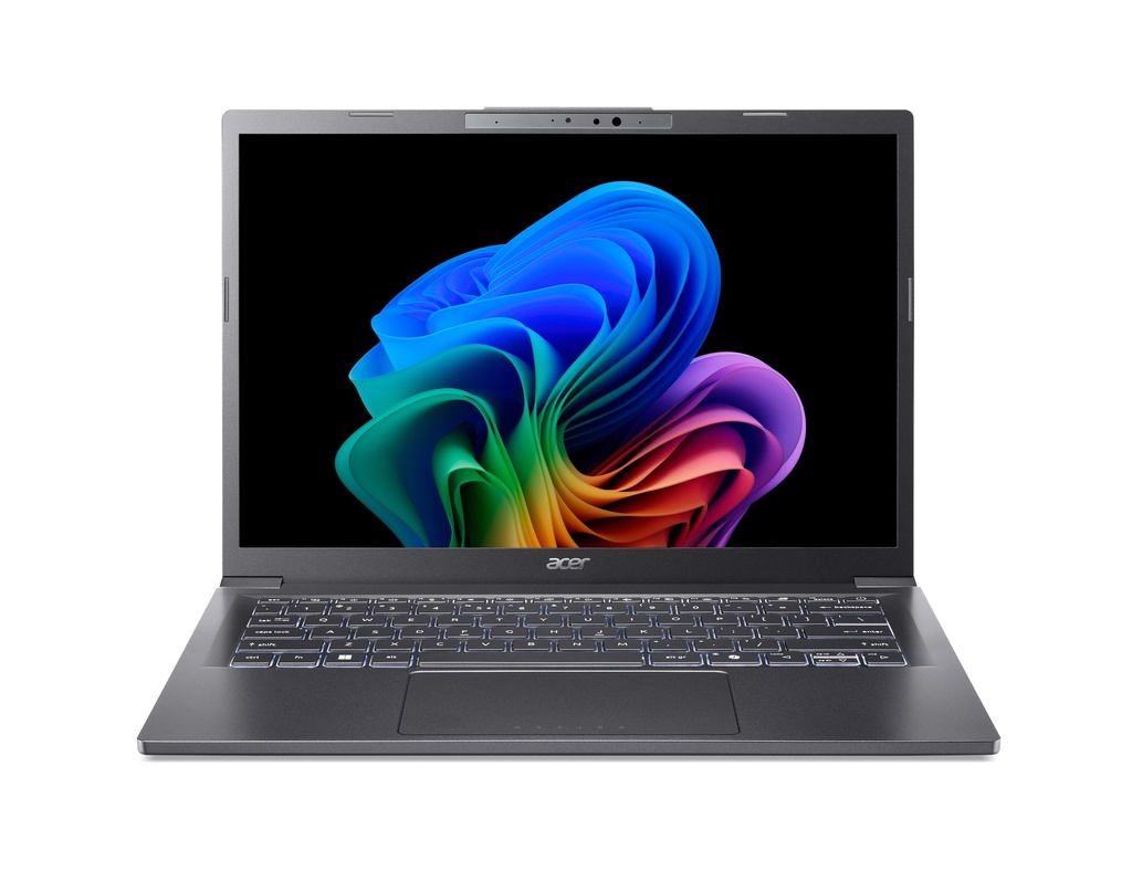 [NX.JFVEB.00U] Aspire 14 AI A14-52M-75M1 Copilot+ PC Intel Core Ultra 7 256V Portátil 35,6 cm (14") WUXGA 16 GB LPDDR5x-SDRAM 1 TB SSD Wi-Fi 6 (802.11ax) Windows 11 Home Gris