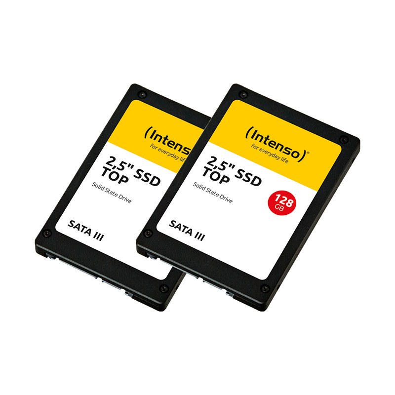 [3812432] SSD de 2,5" SATA III Top Doble Pack, SSD interna, 2x 128 GB, negro