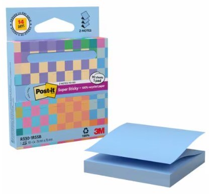 [7100399315] R330-1RSSP nota autoadhesiva Plaza Azul 90 hojas Autoadhesivo