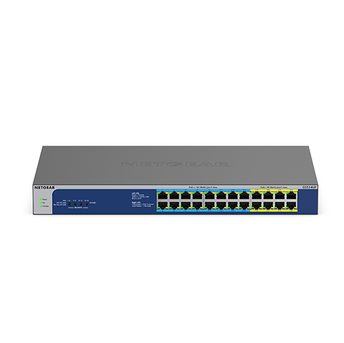 [GS524UP-100EUS] GS524UP No administrado Gigabit Ethernet (10/100/1000) Energía sobre Ethernet (PoE) Gris