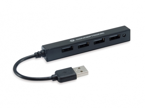[HUBBIES05B] HUBBIES05B hub de interfaz USB 2.0 480 Mbit/s Negro