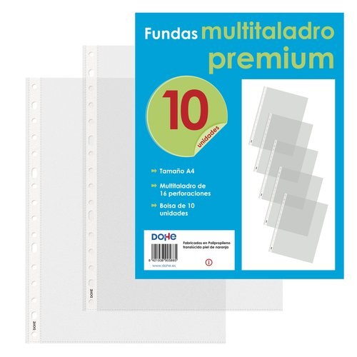 [90588] FUNDA MULT.DOHE PP A4 16 TL. P/10