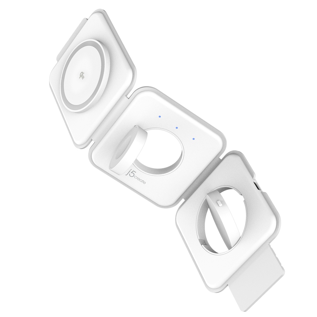 [JUPW3215W-N] JUPW3415 Auriculares, Smartphone, Reloj inteligente Blanco USB Cargador inalámbrico Carga rápida Interior