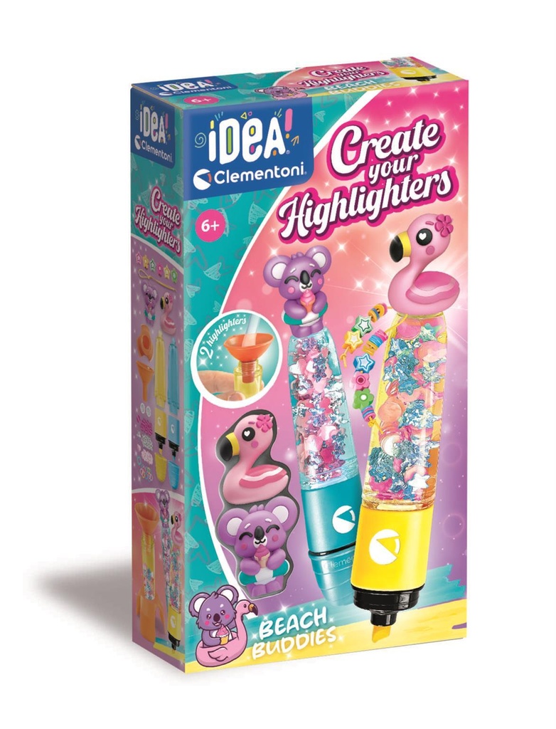 CREATE YOUR HIGHTLIGHTER BEACH BUDDIES