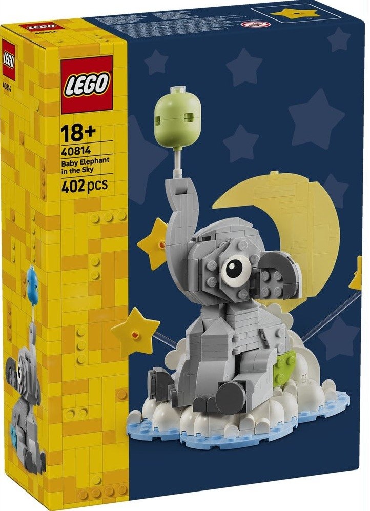 BEBE ELEFANTE EN EL CIELO LEGO CREATORS