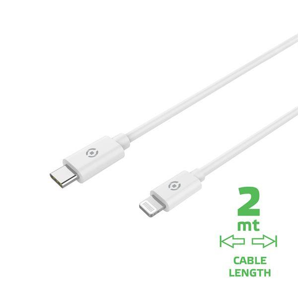 [USBLIGHTC2MWH] USBLIGHTC2MWH cable de conector Lightning 2 m Blanco