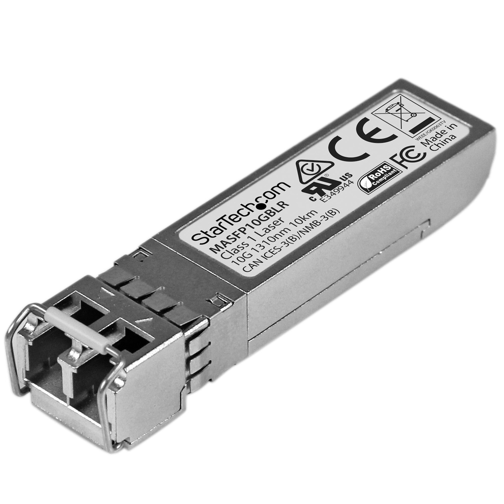 [MASFP10GBLR] Módulo SFP + Compatible con Cisco Meraki MA-SFP-10GB-LR - 10GBASE-LR - Monomodo 10GbE - SFP+ Ethernet Gigabit 10Gb - LC 10km - 1310nm - Cisco Meraki MS225/MX400/MS250 DDM