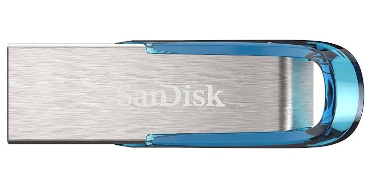 [SDCZ73-064G-G46B] Ultra Flair unidad flash USB 64 GB USB tipo A 3.2 Gen 1 (3.1 Gen 1) Azul, Plata
