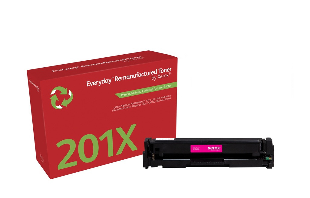 [006R03462] Remanufacturado Everyday Tóner Everyday Magenta remanufacturado de Xerox es compatible con HP 201X (CF403X), Capacidad alta
