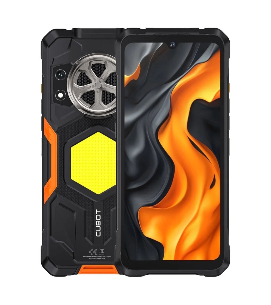 [6924136724736] KK Power 5 17,5 cm (6.88") SIM doble Android 15 4G USB Tipo C 6 GB 128 GB 15300 mAh Negro, Naranja