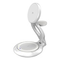 JUPW3415-N cargador de dispositivo móvil Reloj inteligente, Auriculares, Smartphone Blanco USB Cargador inalámbrico Carga rápida Interior