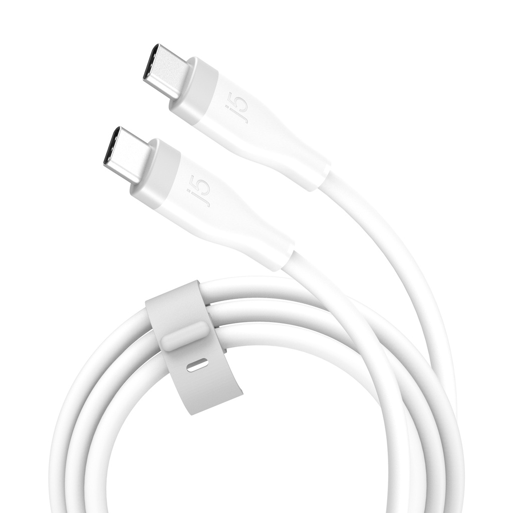 [JUCX17W-N] Cable de carga rápida USB-C® 60W de silicona líquida