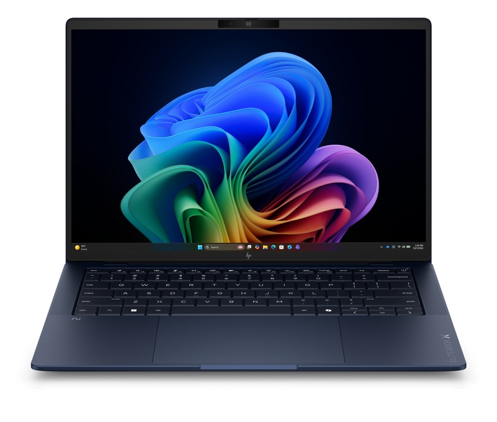[DE6Z2ET] EliteBook X G2q 14 inch Notebook Next Gen AI PC Wolf Pro Security Edition Copilot+ PC Snapdragon X1P-42-100 Portátil 35,6 cm (14") WUXGA 32 GB LPDDR5x-SDRAM 1 TB SSD Wi-Fi 7 (802.11be) Windows 11 Pro Azul