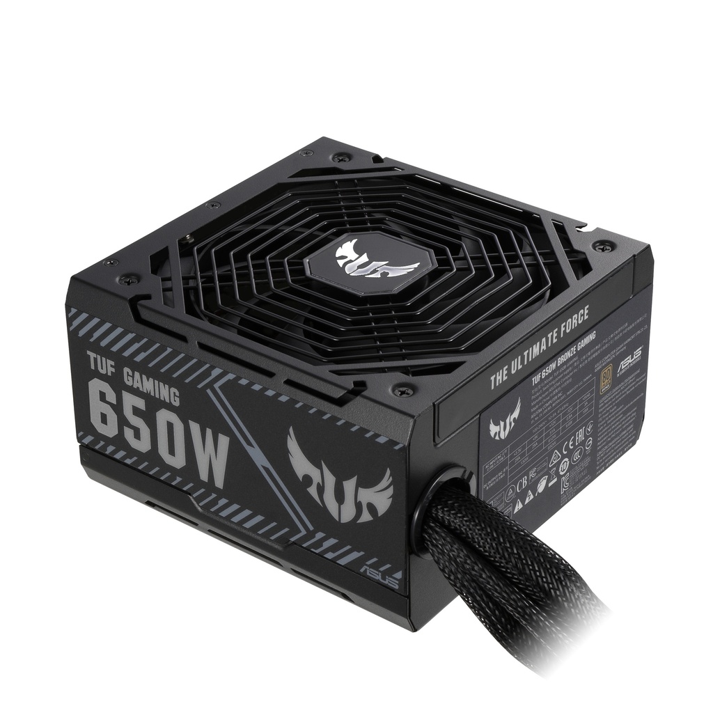 [90YE00D1-B0NA00] TUF-GAMING-650B unidad de fuente de alimentación 650 W 20+4 pin ATX ATX Negro