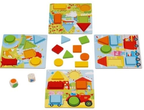 JUEGO DE DADO DE COLORES MADERA 30 PIEZAS