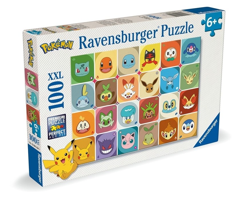 PUZZLE 2D POKEMON XXL 100 PIEZAS
