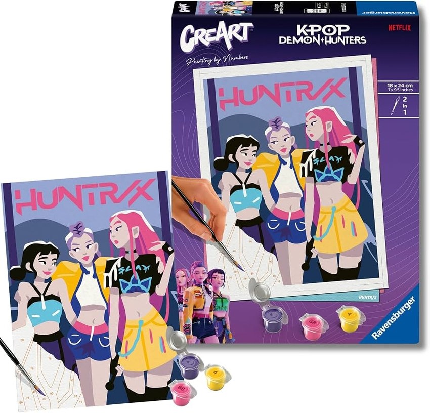 CREART CON NUMEROS SERIE TREND ADULTOS KPOP DEMON HUNTERS