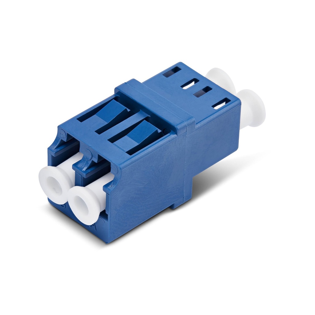 [LCLCSMCOUPLER] Acoplador de Fibra Óptica LC a LC Monomodo Dúplex - Acoplador de Fibra LC/UPC Monomodo para Panel de Parcheo - Acoplador Monomodo de Fibra LC