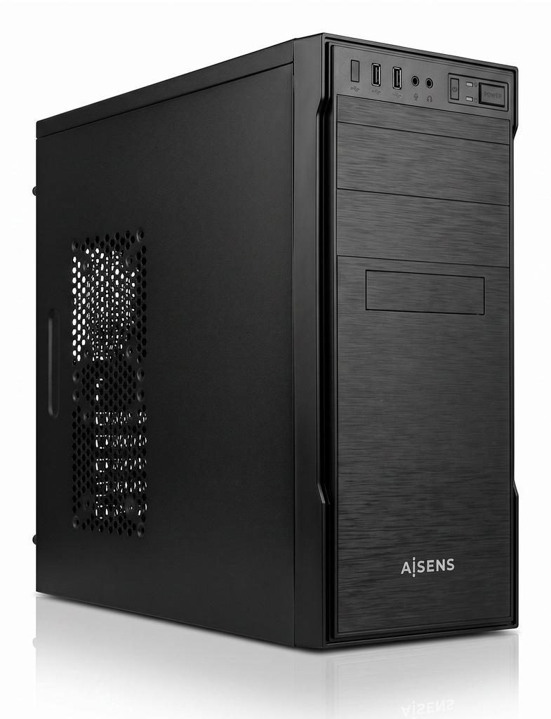 [APC-100U3] Caja Torre PC ATX con Fuente APSU-350APC, Negra